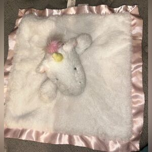 Cloud Island White Unicorn Lovey Security Blanket Plush Satin Trim Target 2023.